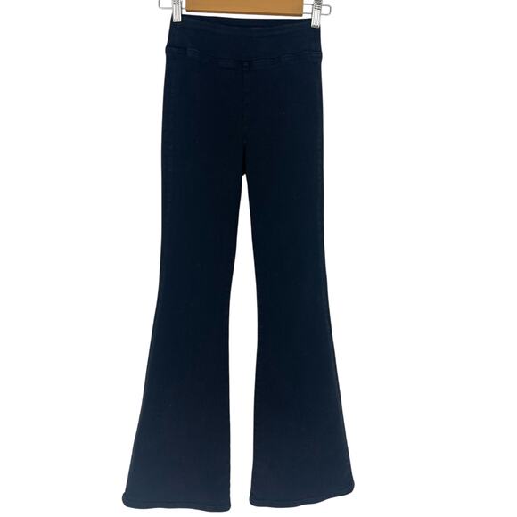 Frame The Jetset Wide Leg in Sheen Noir - Picture 4 of 13